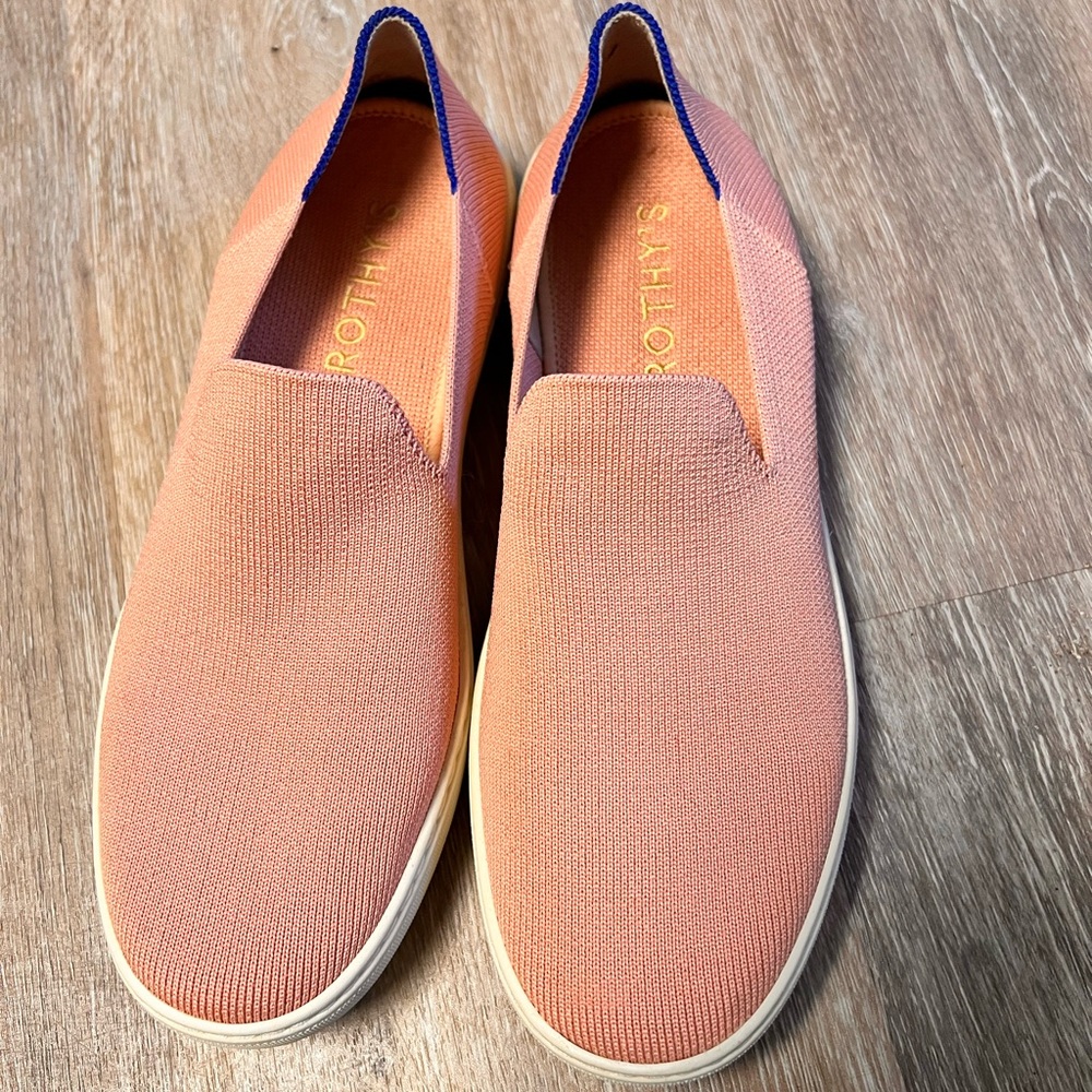 Rothy's Pink Slip-On Sneakers Loafers The Original Shoes Flats Moccasins - Picture 2 of 7